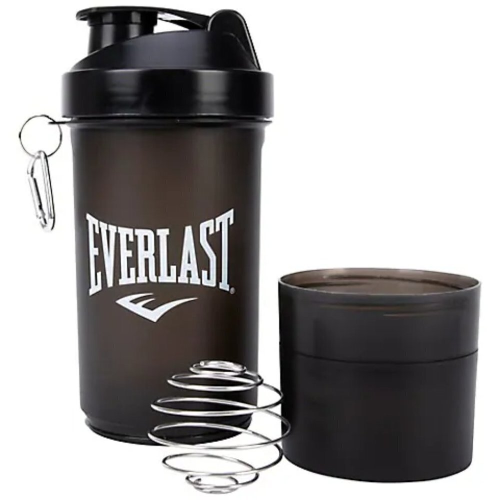NEW Everlast 2-Compartment Shaker Bottle